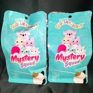 2-Pack Bundle 5" Squishmallows Mystery Squad Blind Bags